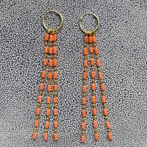 Orange Valeria Earrings